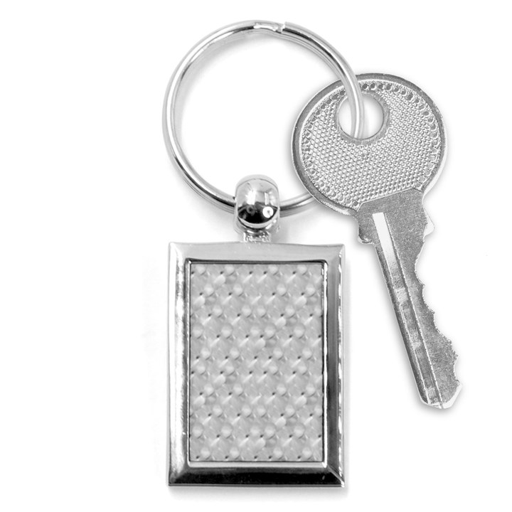 Ditsy Flowers Collage Key Chains (Rectangle) 