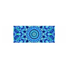 Blue Sea Jewel Mandala Satin Scarf (Oblong)