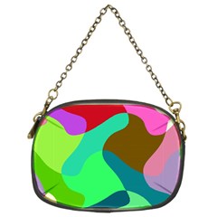 Retro Shapes                                   	chain Purse (two Sides) by LalyLauraFLM