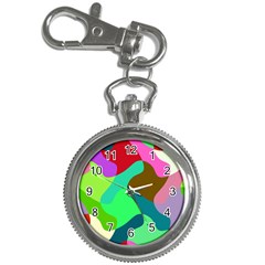 Retro Shapes                                   			key Chain Watch by LalyLauraFLM