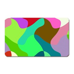 Retro Shapes                                   			magnet (rectangular) by LalyLauraFLM