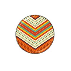 Bent Stripes                                    			hat Clip Ball Marker by LalyLauraFLM