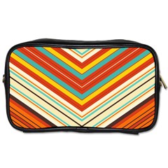 Bent Stripes                                    			toiletries Bag (one Side) by LalyLauraFLM