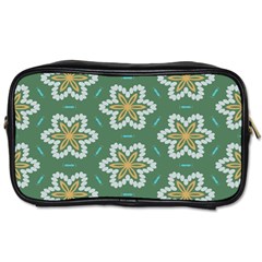 Yellow Flowers Pattern                                    			toiletries Bag (one Side)