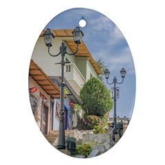 Cerro Santa Ana Guayaquil Ecuador Ornament (oval)  by dflcprints