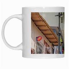 Cerro Santa Ana Guayaquil Ecuador White Mugs by dflcprints