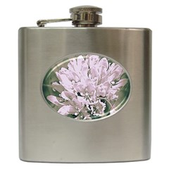 White Flower Hip Flask (6 Oz)