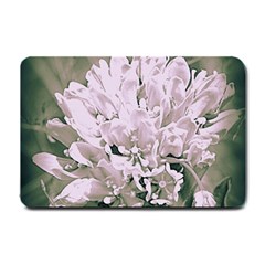 White Flower Small Doormat  by uniquedesignsbycassie