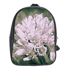 White Flower School Bags(large) 