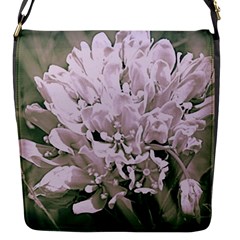 White Flower Flap Messenger Bag (s)