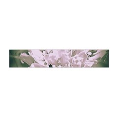 White Flower Flano Scarf (mini)