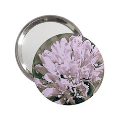 White Flower 2 25  Handbag Mirrors