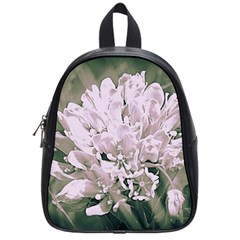 White Flower School Bags (small)  by uniquedesignsbycassie