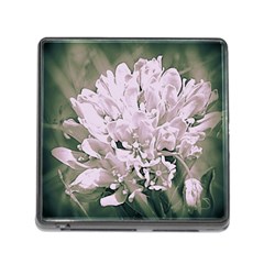 White Flower Memory Card Reader (square) by uniquedesignsbycassie