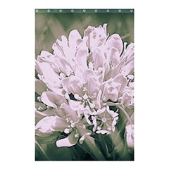 White Flower Shower Curtain 48  X 72  (small) 