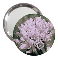 White Flower 3  Handbag Mirrors