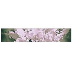 White Flower Flano Scarf (large)