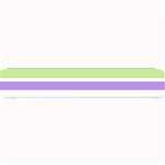 Yellow Purple Green Stripes Small Bar Mats 24 x4  Bar Mat