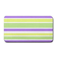 Yellow Purple Green Stripes Medium Bar Mats