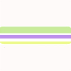 Yellow Purple Green Stripes Large Bar Mats