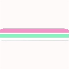 Pink Green Stripes Small Bar Mats