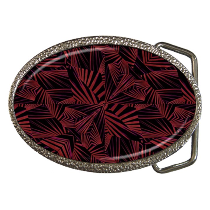 Sharp Tribal Pattern Belt Buckles