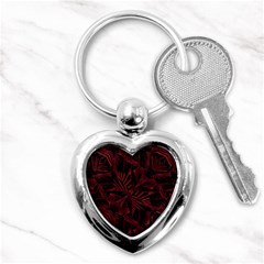 Sharp Tribal Pattern Key Chains (heart)  by dflcprints