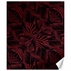 Sharp Tribal Pattern Canvas 8  X 10  by dflcprints