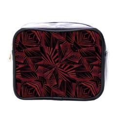 Sharp Tribal Pattern Mini Toiletries Bags by dflcprints