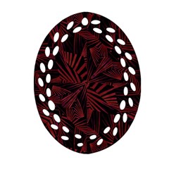 Sharp Tribal Pattern Ornament (oval Filigree)  by dflcprints