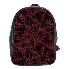 Sharp Tribal Pattern School Bags (xl)  by dflcprints