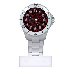 Sharp Tribal Pattern Plastic Nurses Watch by dflcprints