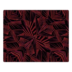 Sharp Tribal Pattern Double Sided Flano Blanket (large)  by dflcprints