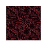 Sharp Tribal Pattern Small Satin Scarf (Square) Front