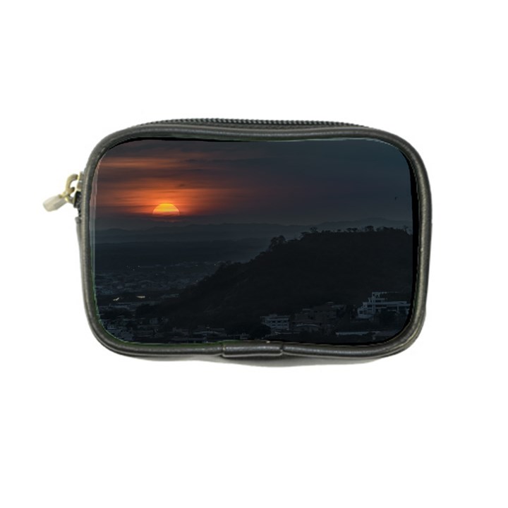 Sunset Scene Landscape Aerial View In Guayaquil From Cerro Del Carmen Coin Purse