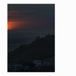 Sunset Scene Landscape Aerial View In Guayaquil From Cerro Del Carmen Small Garden Flag (Two Sides) Front