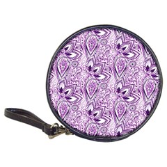 Purple Paisley Doodle Classic 20-CD Wallets