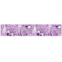 Purple Paisley Doodle Flano Scarf (Large)