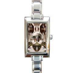 Skull Magic Rectangle Italian Charm Watch by icarusismartdesigns