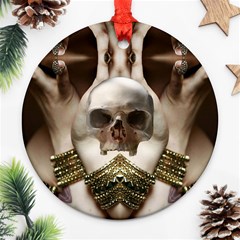 Skull Magic Ornament (round)  by icarusismartdesigns