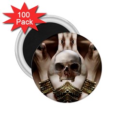 Skull Magic 2 25  Magnets (100 Pack)  by icarusismartdesigns