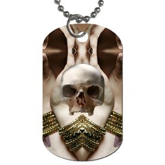 Skull Magic Dog Tag (two Sides) by icarusismartdesigns