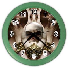 Skull Magic Color Wall Clocks by icarusismartdesigns