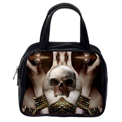 Skull Magic Classic Handbags (one Side) by icarusismartdesigns