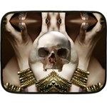 Skull Magic Double Sided Fleece Blanket (Mini)  35 x27  Blanket Back