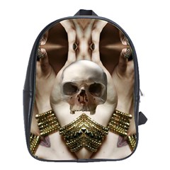 Skull Magic School Bags(large)  by icarusismartdesigns