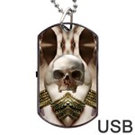 Skull Magic Dog Tag USB Flash (Two Sides)  Front