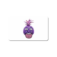 Funny Fruit Face Head Character Magnet (name Card) by dflcprints