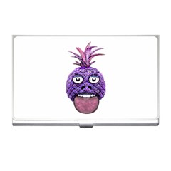 Funny Fruit Face Head Character Business Card Holders by dflcprints