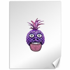 Funny Fruit Face Head Character Canvas 36  X 48   by dflcprints